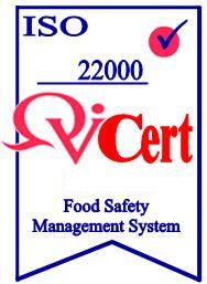 Certification mark ISO 22000